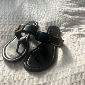 Black Tory Burch sandles